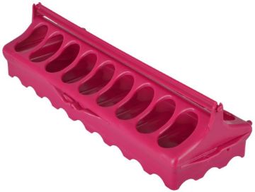 Picture of Supa Plastic 30cm Chick Feeding Trough (Maroon) x 1