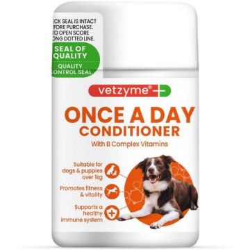 Picture of Vetzyme Once-A-Day Dog Condition Tablets x 1