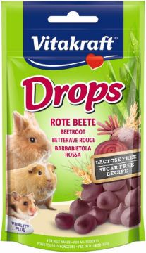 Picture of Vitakraft Small Animal Beetroot Drops 75g x 9
