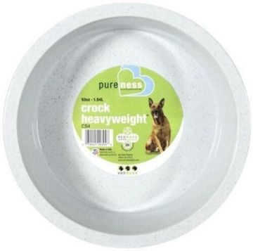 Picture of Van Ness Plastic 'Crock' Heavyweight Stoneware Dish 52oz / 8.5" x 1