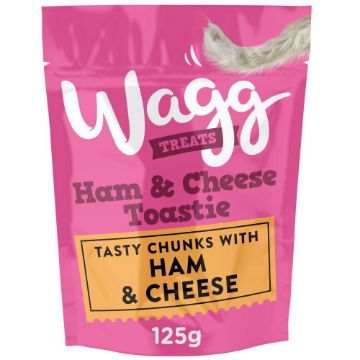 Picture of Wagg Dog Treats Ham & Cheese Toastie 125g x 7