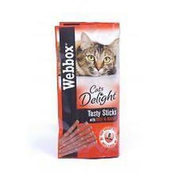 Picture of Webbox Cats Delight Sticks Beef & Rabbit 6-Stick x 25