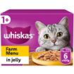 Picture of Whiskas Cat Cans Farm Menu Poultry Selection Jelly 400g 6-Pack x 4