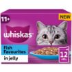 Picture of Whiskas Pouch 11+ Fish Favourites Jelly 85g 12-Pack x 4