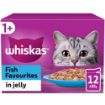 Picture of Whiskas Pouch 1+ Fish Favourites Jelly 85g 12-Pack x 4