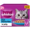 Picture of Whiskas Pouch 7+ Fish Favourites Jelly 85g 12-Pack x 4