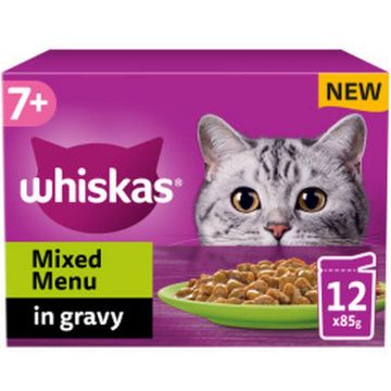 Picture of Whiskas Pouch 7+ Mixed Menu Gravy 85g 12-Pack x 4