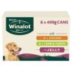 Picture of Winalot Classics Adult Dog Cans Meat (Chicken/Lamb & Turkey) in Jelly 400g 6pk x 4