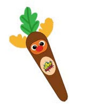 Picture of 2026 BAM! Christmas Rudolf Carrot Kicker Cat Toy x 6