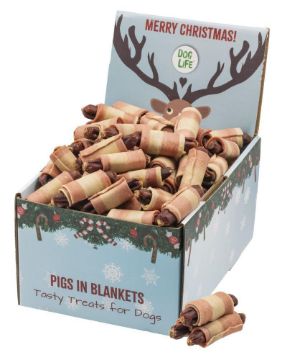 Picture of 2026 Dog Life Christmas Pigs in Blankets 2kg (approx. 100pc) x 1