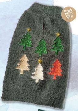 Picture of 2026 Dog Life Christmas Fuzzy Festive Tree Jumper Medium x 1
