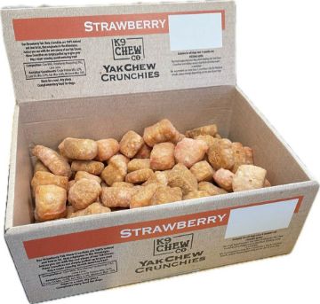 Picture of K9 Chew Co. Yak Chew Crunchies STRAWBERRY 500g (app 100pc) x 1